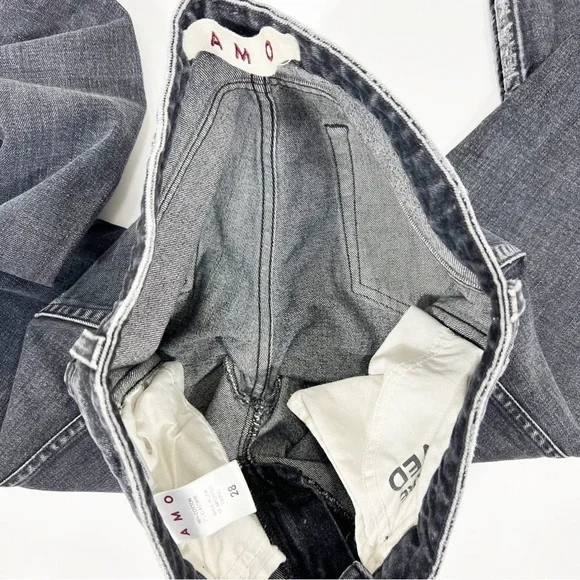 AMO Stix Vixen Destroy Distressed Gray Jeans Revolve Size 28 - Picture 3 of 8